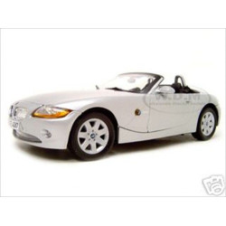 1 by 18 BMW Z4 Convertible Diecast Model Car&#44; Silver