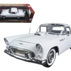 1 by 18 1956 Ford Thunderbird Timeless Classics Diecast Model Car&#44; White