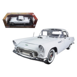 1 by 18 1956 Ford Thunderbird Timeless Classics Diecast Model Car&#44; White